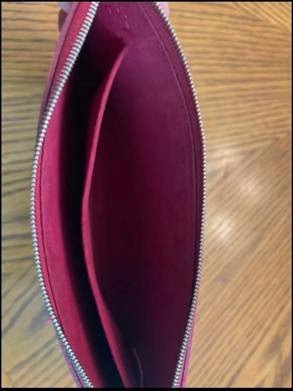 Louis Vuitton Epi Leather Wristlet in Deep Magenta